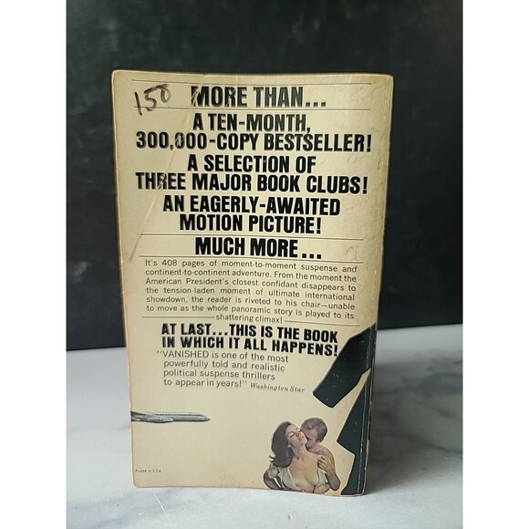 Vanished By Fletcher Knebei's Paperback - Picture 9 of 10